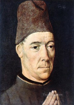男の肖像 1460 オランダのダーク試合 Oil Paintings